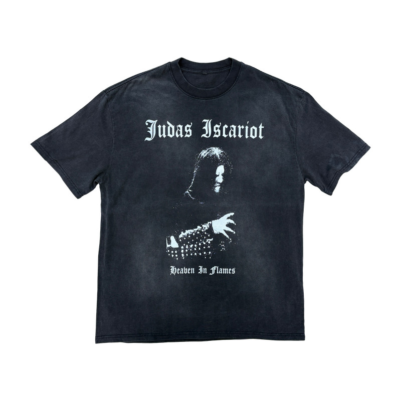 Judas Iscariot Heaven in Flames T-shirt – Black Metal Band T-shirt