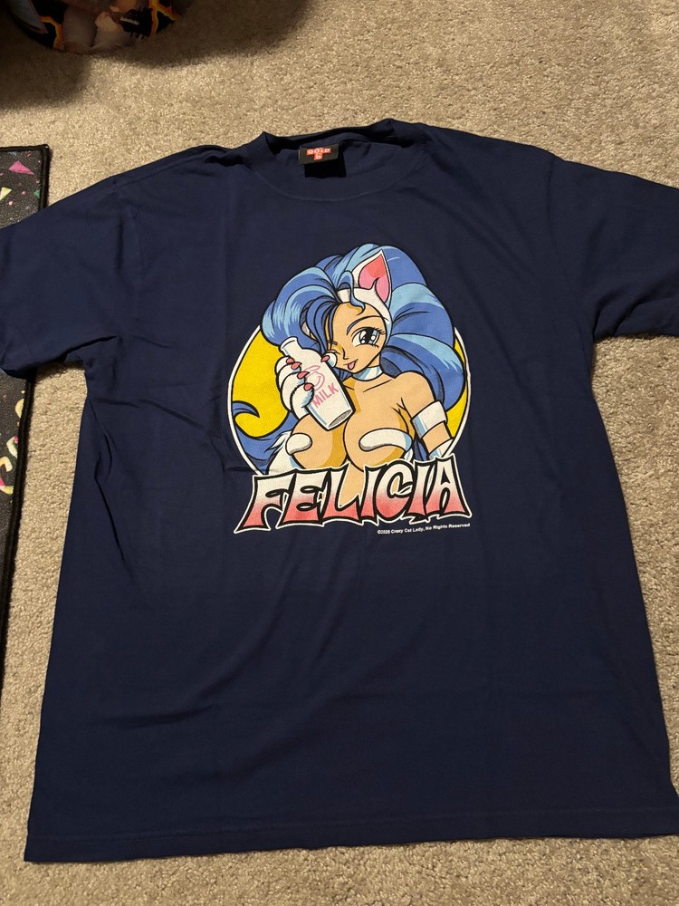 Darkstalkers Felicia Hookups Inspired Shirt Size Large Video Games Capcom