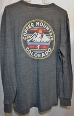 Copper Mountain T-Shirt Long Sleeve 38″ Chest Colorado Soft Blended fabric