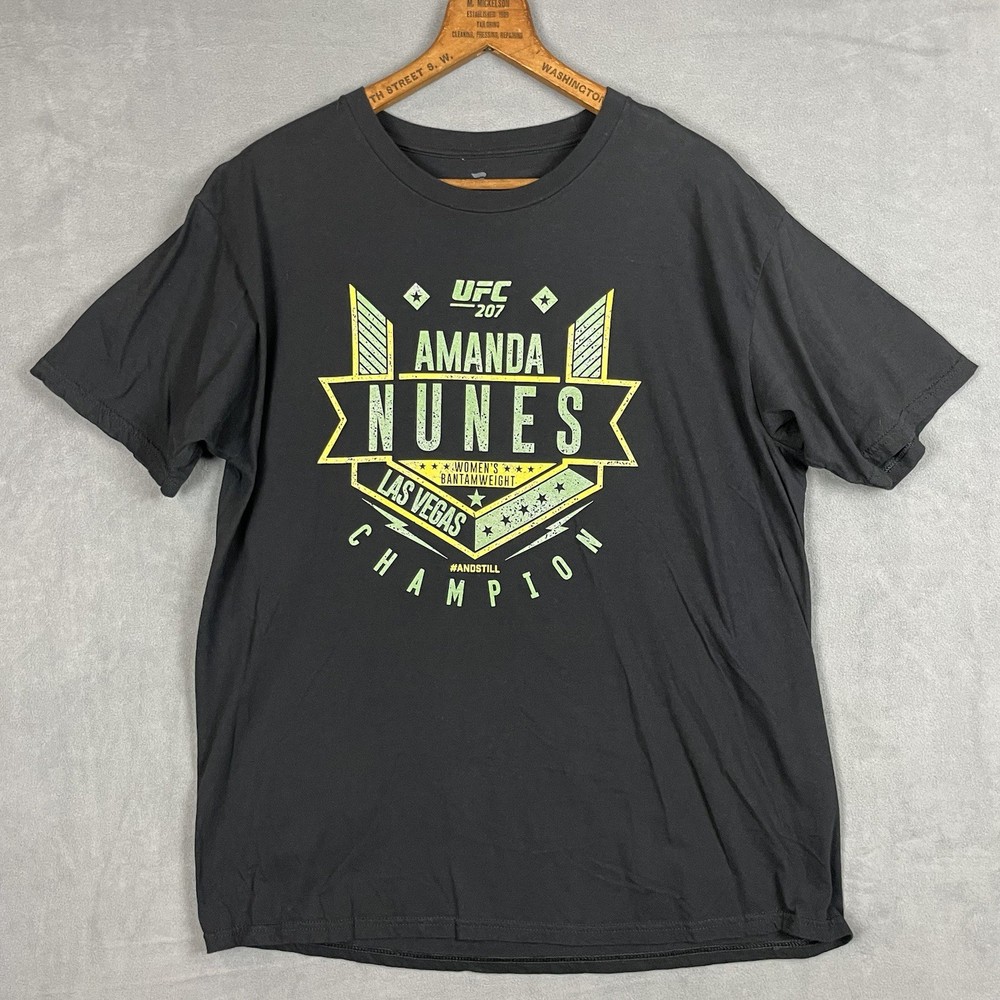 UFC Amanda Nunes ‘The Lioness’ T-Shirt Large UFC 207 Las Vegas Official Merch