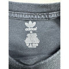 Adidas Mens Graphic T-Shirt Black Pixelated Bikini Woman Trefoil Logo Size M