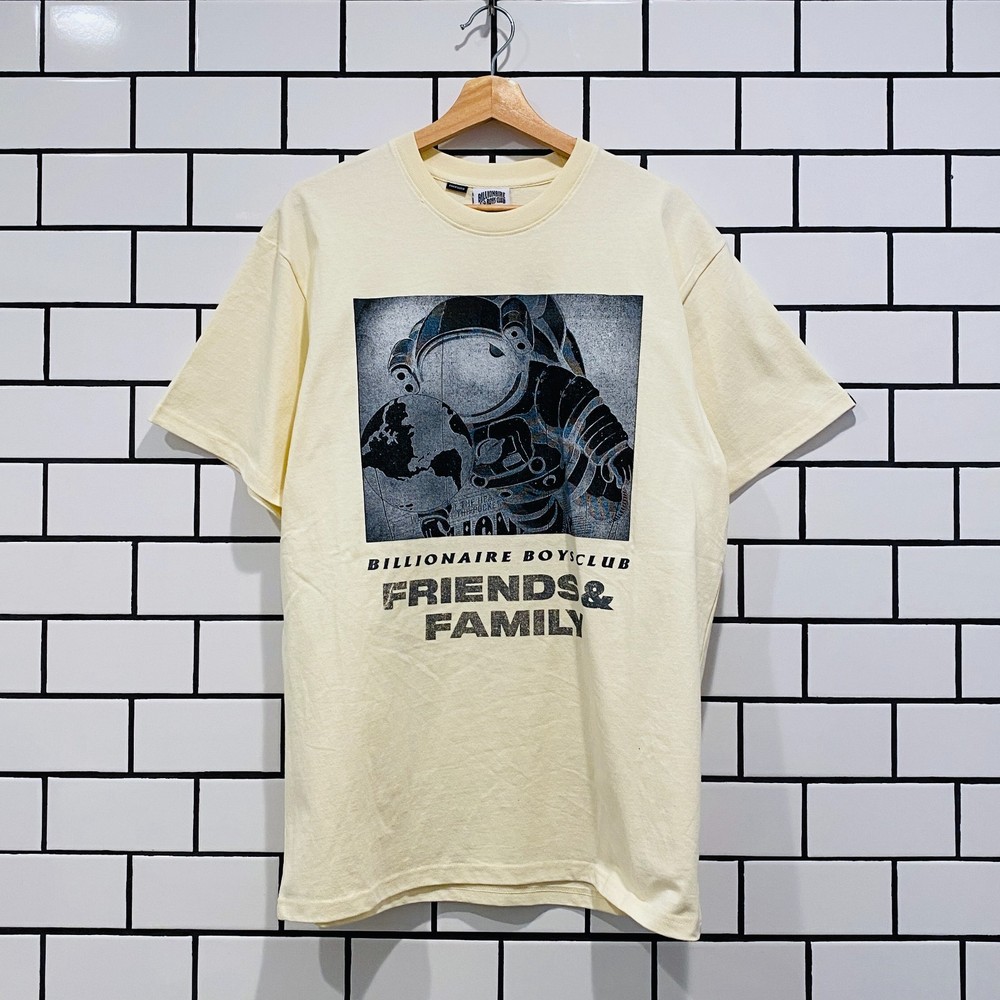 BILLIONAIRE BOYS CLUB BBC FRIENDS AND FAMILY SS KNIT WINTER WHITE OVERSIZED