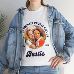 Customise Your Own Photo Unisex T-shirt – My Favourite People Call Me