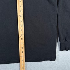 Suna Mens 2XL Black Long Sleeve Hawaiian Surfrider North Shore Graphic T-Shirt