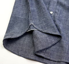 Lee 101 ’50s Western Shirt Men’s Size M Kaihara Japanese Selvedge Denim 7 oz.