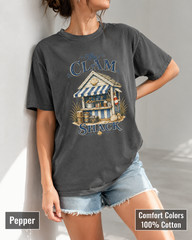 Clam Shack Shirt, Comfort Colors Coastal Tee, New England Beach Town Gift