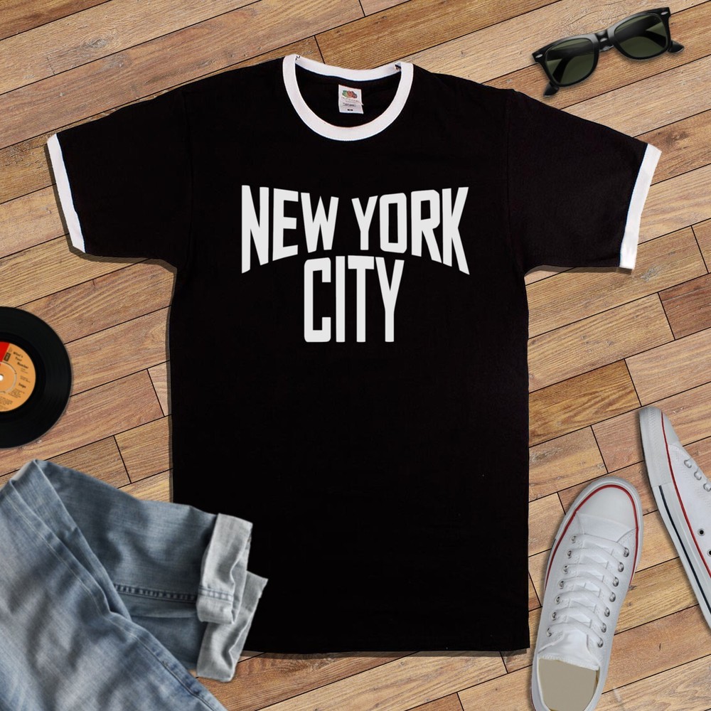 NEW YORK CITY T-SHIRT (Music Band 80s Lennon Beatles John Retro Cult as worn by)