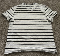 Banana Republic Authentic Tee T Shirt Mens Large Striped 100% Supima Cotton