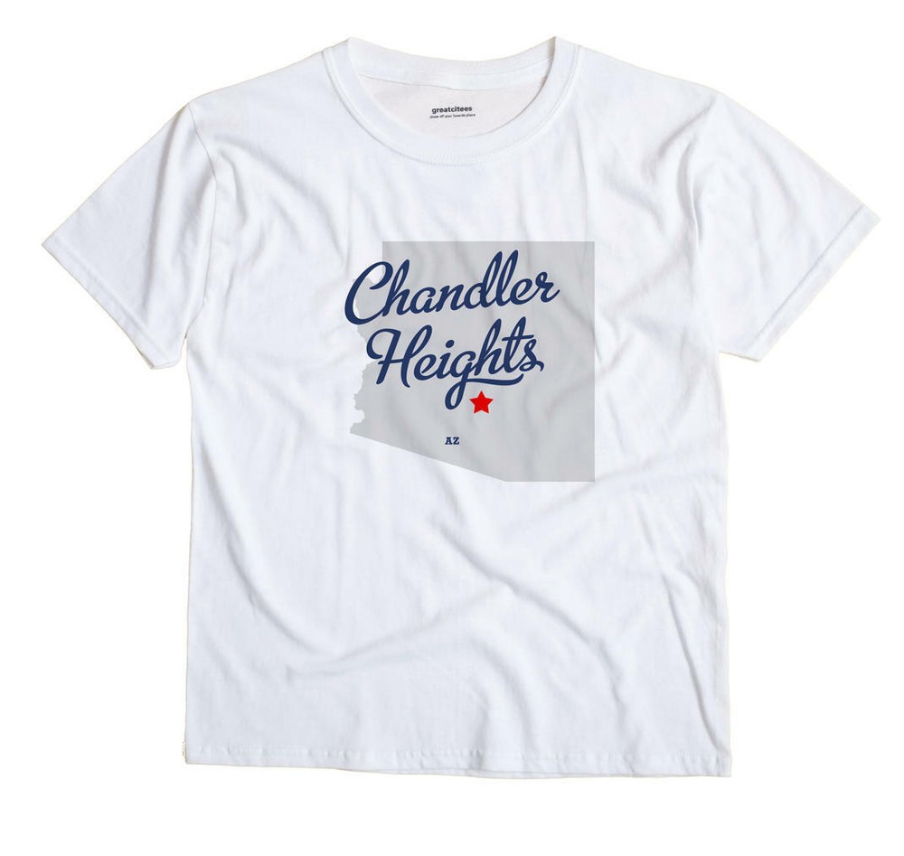 Chandler Heights Arizona AZ Ariz T-Shirt MAP