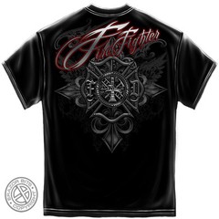 FIGHERFIGHTER RED FOIL SCRIPT – T-SHIRT