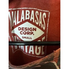 VALABASAS “LAUGH NOW” VINTAGE DATE RED NWT TEE Men’s S