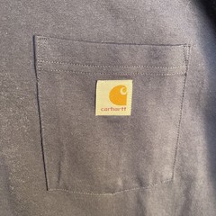 Carhartt Original Fit Blue Henley Shirt Large Tall Short Sleeve Pocket K84 NWT