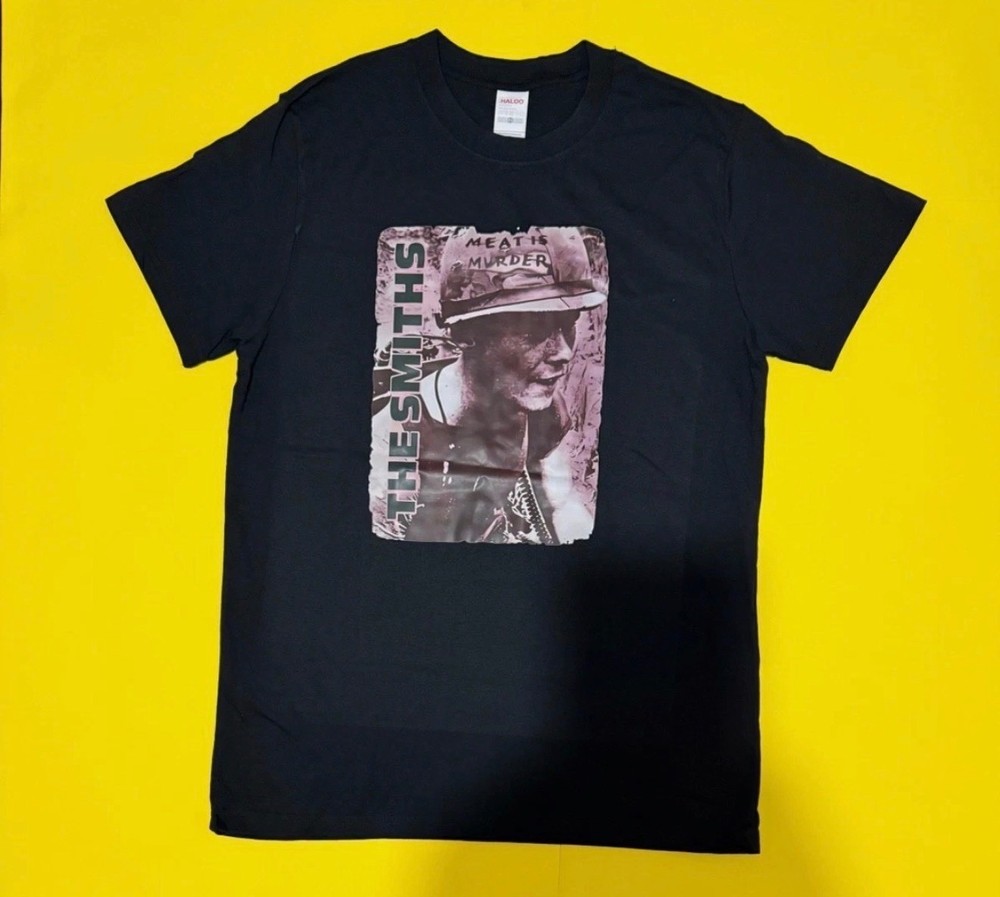 THE SMITHS MEAT IS MURDER T SHIRT SIZES M,L,XL,XXL BRAND NEW – FREE SHIPPING