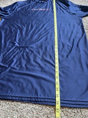Oneill 50+ UV T-Shirt Mens 3XLT Slim Fit Blue Water Sun Shirt Long Sleeve