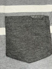 Oneill Men’s Gray Stripe Tank Top Sleeveless Large Surf