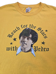 Mighty Fine Vintage 2005 Y2K Napoleon Dynamite Pedro Yellow T Shirt Mens Size XL