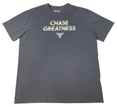 Under Armour Project Rock Chase Greatness Brahma Bull T Shirt Mens XL Black Logo