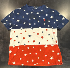 Polo Ralph Lauren Classic Fit Cotton Stars Crew Neck Tee Blue/White/Red L/G
