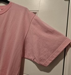 Vintage 90’s Jerzees Blank Pink T-Shirt Sz XL Made in USA 50/50 Paper Thin