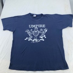 vintage 90s BASEBALL UMPIRE CARTOON T-Shirt LARGE joke funny sports ref