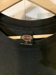 Rare Harley Davidson Mens Sz XL FAIRBANKS ALASKA OUTPOST Wolf DOUBLE SIDED