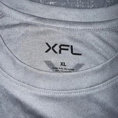 XFL San Antonio Brahmas Gray Performance Shirt XL Athletic Football NWT Tee
