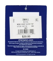 Champion Mens T-Shirt Crew Neck, Short Sleeve Tee Shirt Top with Logo