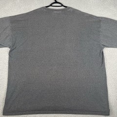 VINTAGE Russell Athletic Shirt Mens XXL Gray Pro Cotton Y2K Heavyweight Blank