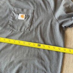 Carhartt Pocket T-Shirt Men’s 4XL Gray Loose Fit Workwear Tee