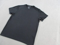 Porter & Ash Shirt Mens XL Solid Black Performance Tee Crewneck Casual Plain Tee