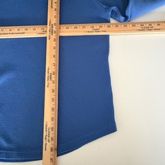 American Eagle Thermal Waffle Long-Sleeve Shirt Mens Size Medium Preppy Y2K Blue