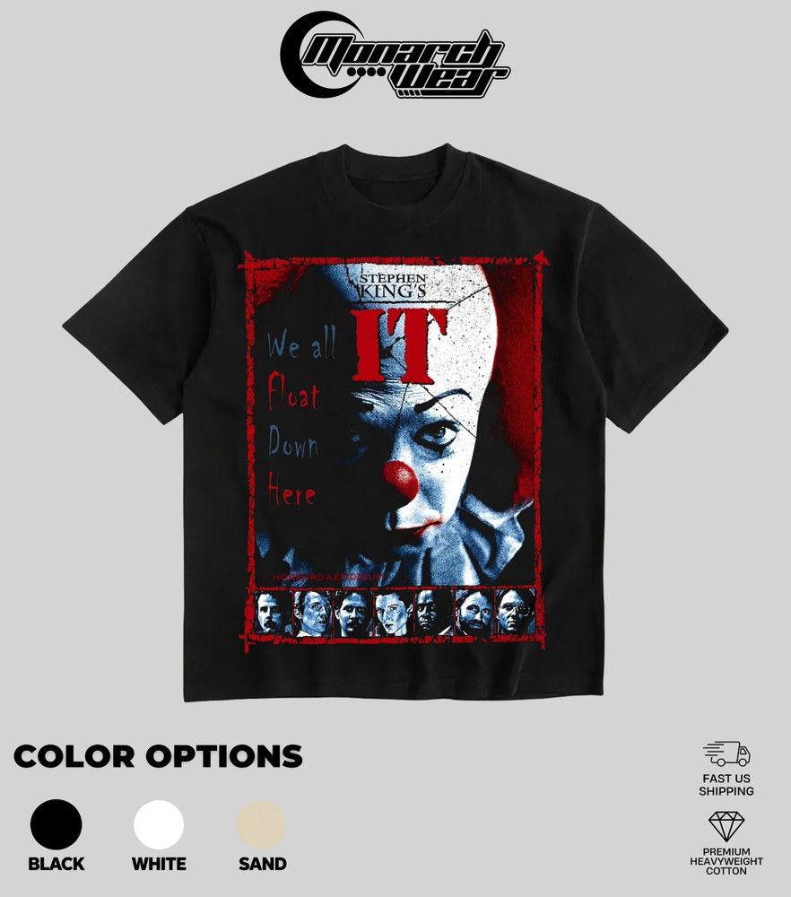Monarch Wear “Stephen King’s IT” Horror Movie Heavyweight T-Shirt