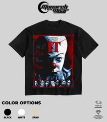 Monarch Wear “Stephen King’s IT” Horror Movie Heavyweight T-Shirt
