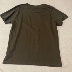 Porter & Ash Mens Performance Tee Olive Green Short Sleeve Stretch Shirt Size M