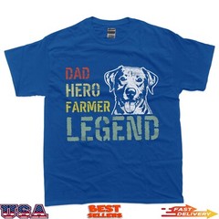 Dad Hero Farmer Legend Father’s Day Farming Father Figure T-Shirt