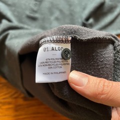 01 Algo Performance Thermal Henley Shirt Mens Large L Quick Dry Anti-Odor UPF 40