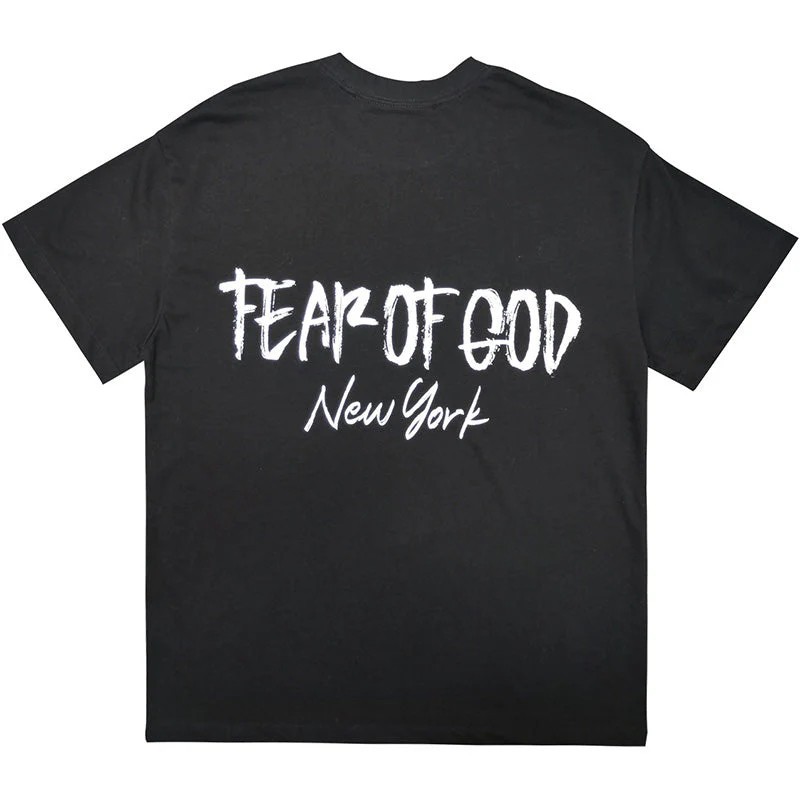 Fear of God New York Essentials Short Sleeve T-Shirt Tee Black (S – 2XL)