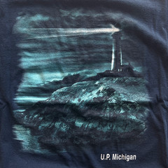 Vintage 1990s Lighthouse Tee Size XL | Michican, Nature, Ocean, Beach, Y2K, 90s