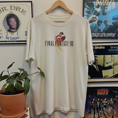 Final Fantasy VIII Promo Aged T-Shirt White XL