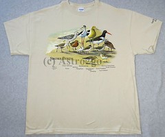 SHORE BIRDS-Plover Sandpiper Oystercatcher Nature Beach Sea Science T shirt S-2X