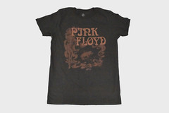Pink Floyd Men’s Soft Hand Screen Print Black Overdye Over Dyed Shirt NWT M,L,XL
