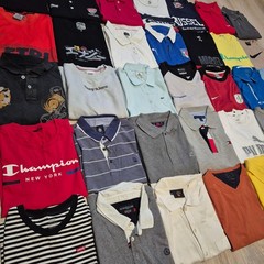 105x Branded T-Shirts Wholesale Reseller Lot Nike Lacoste Tommy Ralph Lauren