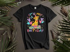 DISNEY CUTE THE LION KING SIMBA BLACK T SHIRT GIFT FOR FRIENDS