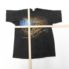 Rare VTG MOUNTAIN MEADOWS Colorado Native Spirit Nature Art T Shirt 90s Black L