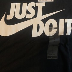 Nike Men’s Sportswear Just Do It T-Shirt Black Small Crew Neck AR5006-011 NWT