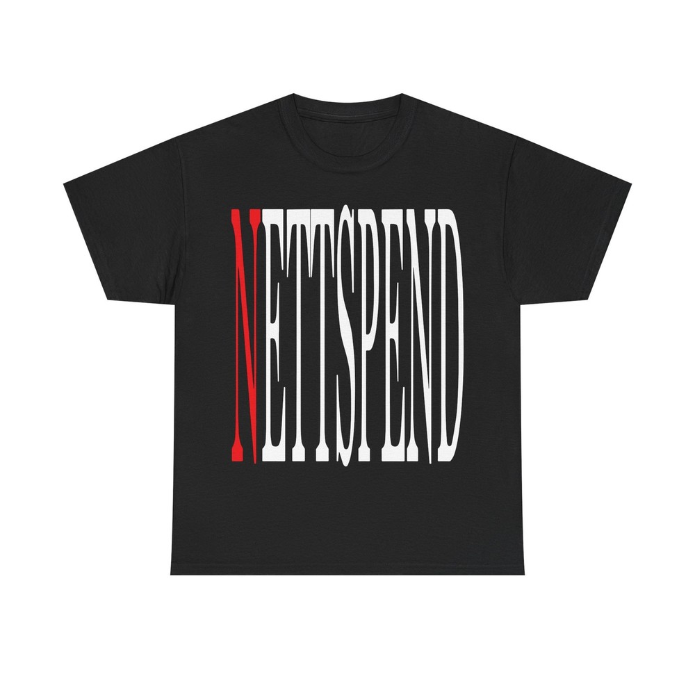 Nettspend Early Life Crisis Black Wordmark Tour Merch T-Shirts Tees – All Sizes