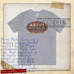 Akers Motor Lines 1933 Vintage Men’s T-Shirt