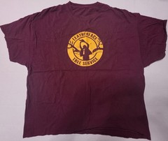 Texas Chainsaw Massacre Leatherface Tree Service Landscape Horror T-shirt 2XL