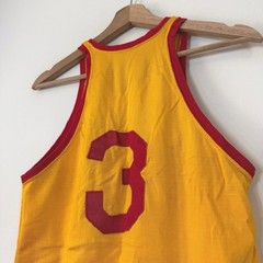 Vintage 40’s 50’s Coane US Marines Yellow Basketball Jersey – Size 36
