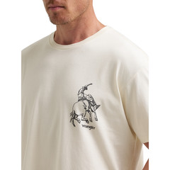 Wrangler Men’s Graphic Antique White T-Shirt 112380262
